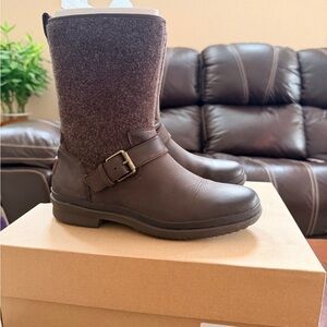 UGG Brown Combat & Moto Boots